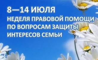 Всероссийская неделя правовой помощи по вопросам защиты интересов семьи Всероссийская неделя правовой помощи по вопросам защиты интересов семьи.
